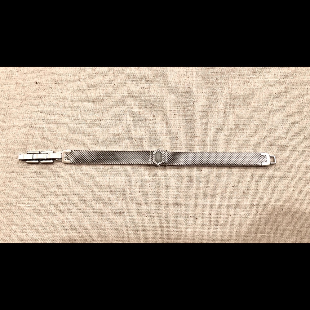 KEEP collective, mesh bracelet and stone charm
